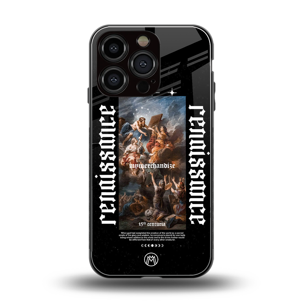 renaissance back phone cover | glass case for iphone 16 pro