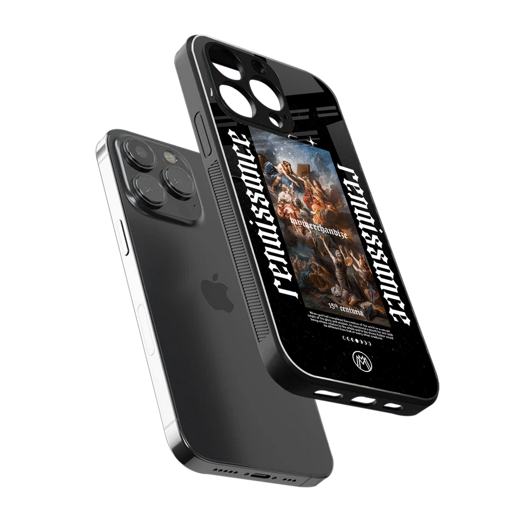 renaissance back phone cover | glass case for iphone 16 pro