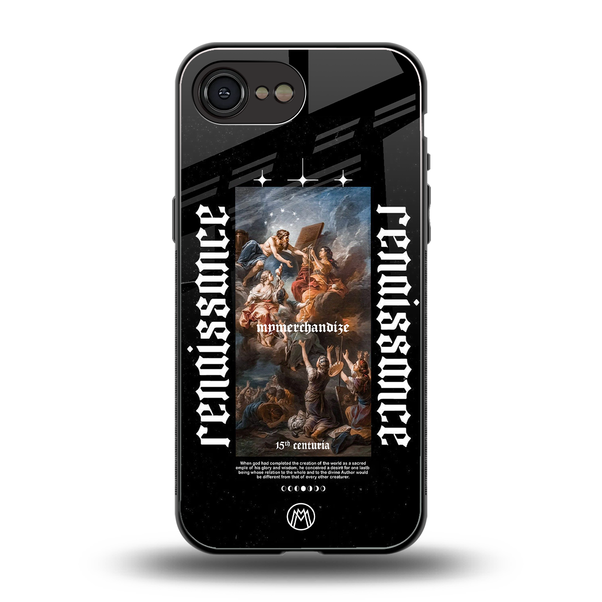 renaissance back phone cover | glass case for iphone 16e
