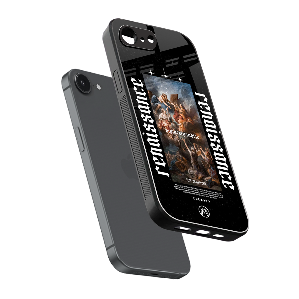 renaissance back phone cover | glass case for iphone 16e