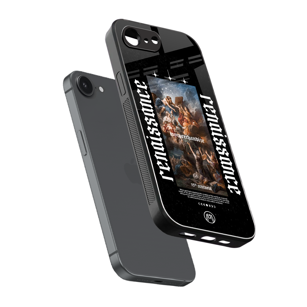 renaissance back phone cover | glass case for iphone 16e