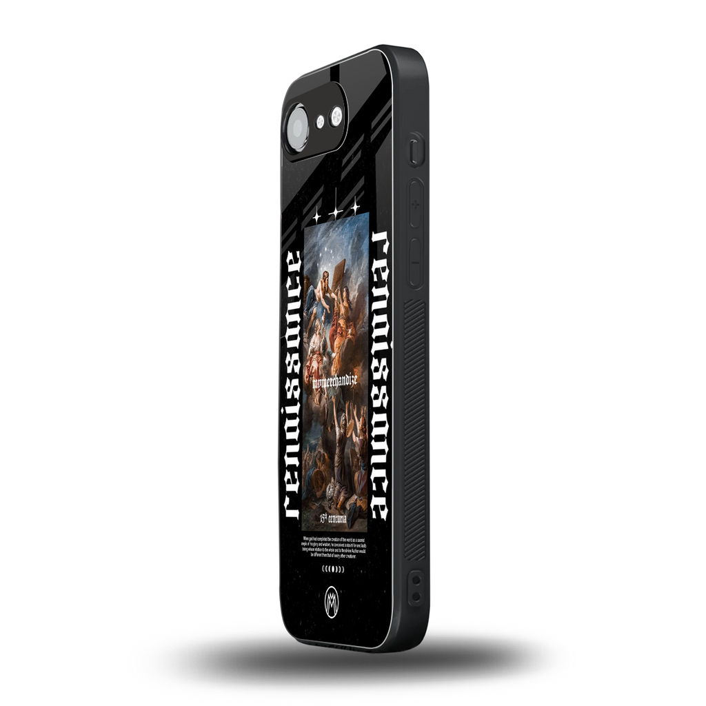 renaissance back phone cover | glass case for iphone 16e