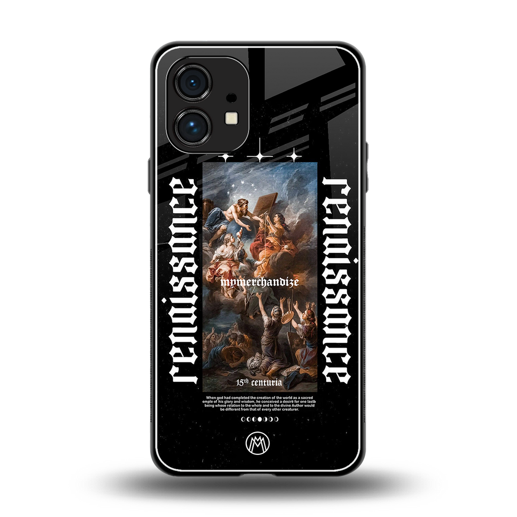 renaissance back phone cover | glass case for nothing phone 1