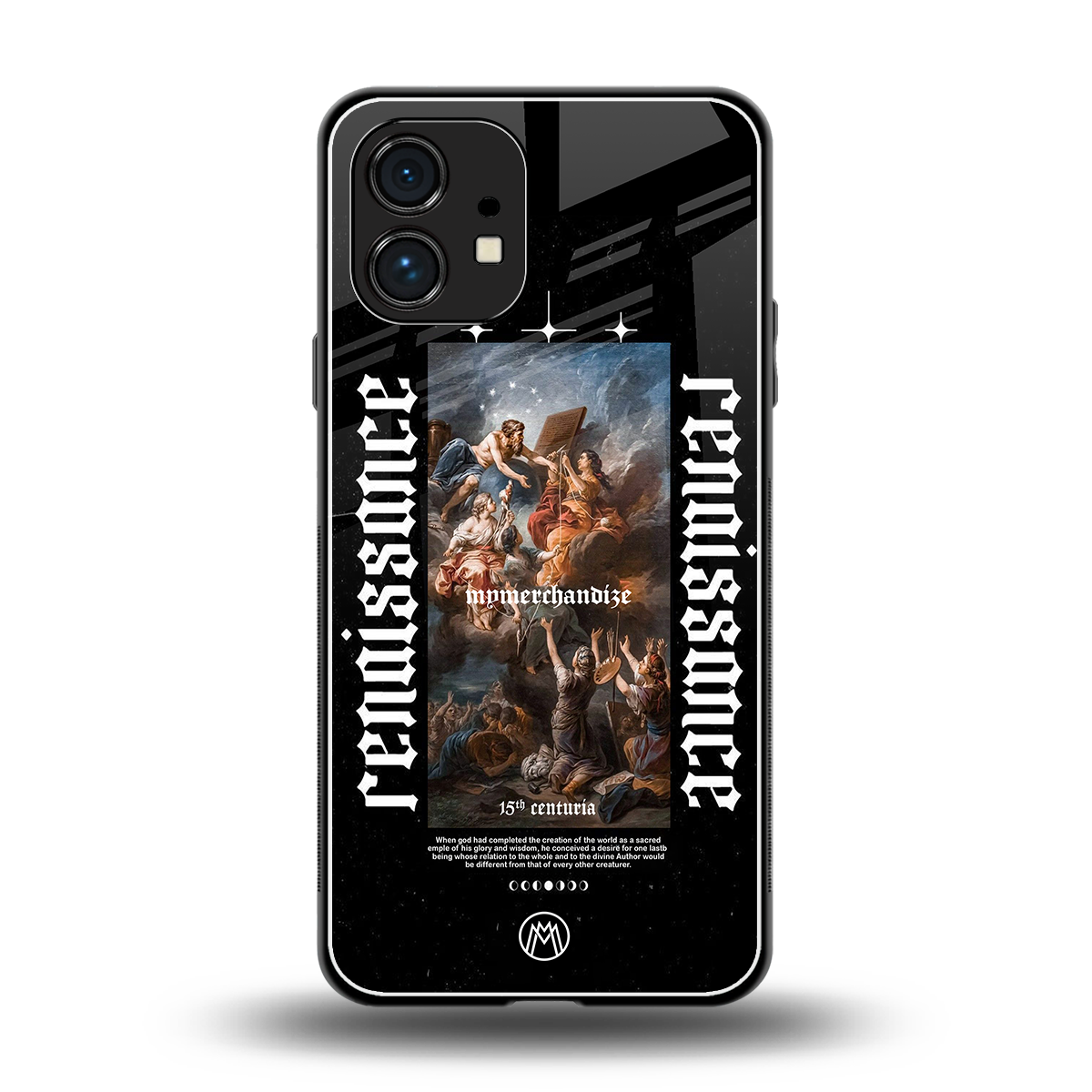 renaissance back phone cover | glass case for nothing phone 1