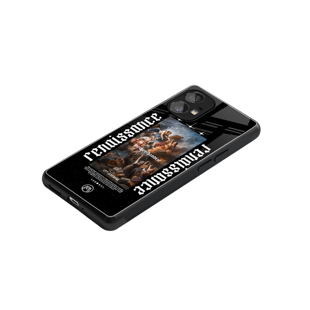 renaissance back phone cover | glass case for nothing phone 1
