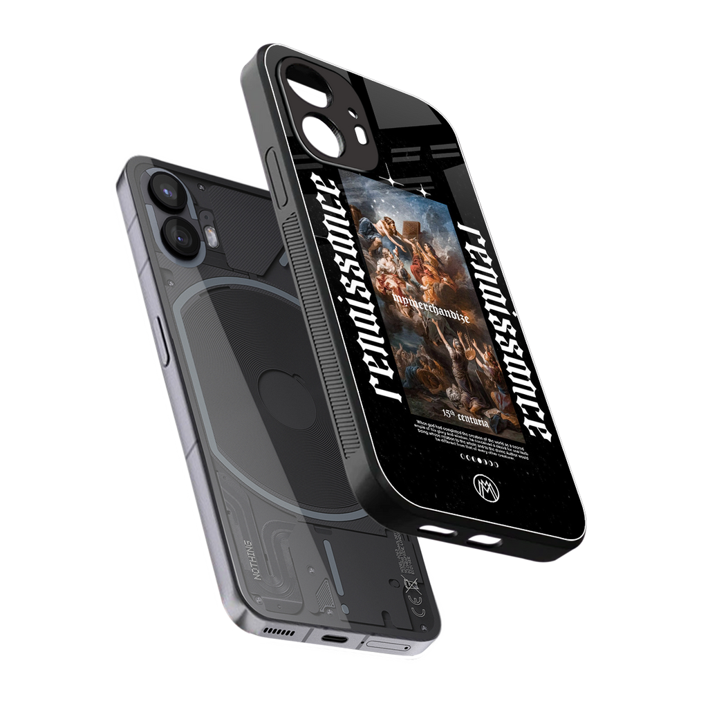 renaissance back phone cover | glass case for nothing phone 2