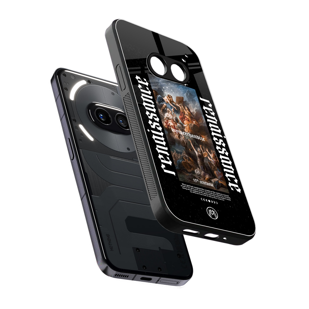 renaissance back phone cover | glass case for nothing phone 2a