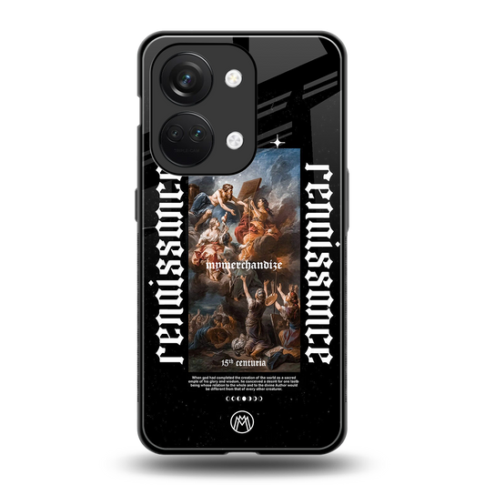renaissance back phone cover | glass case for oneplus nord 3