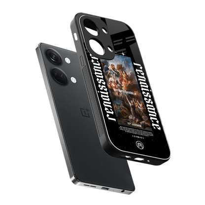 renaissance back phone cover | glass case for oneplus nord 3