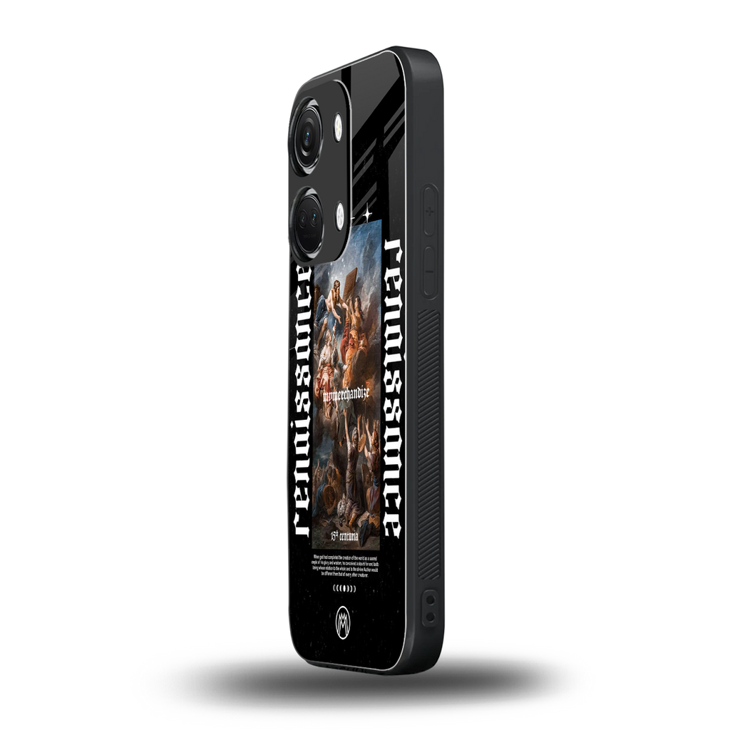 renaissance back phone cover | glass case for oneplus nord 3