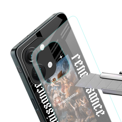 renaissance back phone cover | glass case for oneplus nord 3