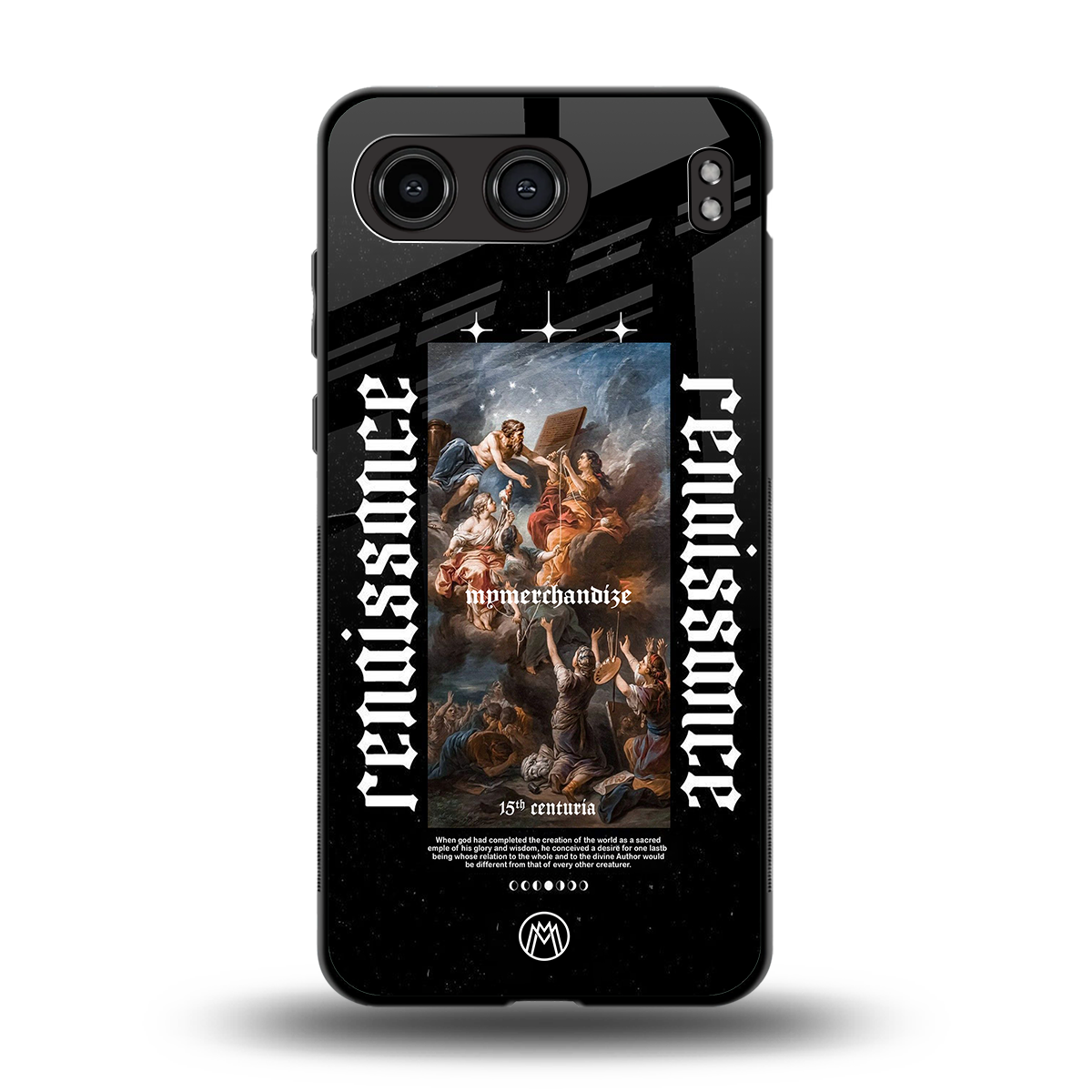 renaissance back phone cover | glass case for oneplus nord 4