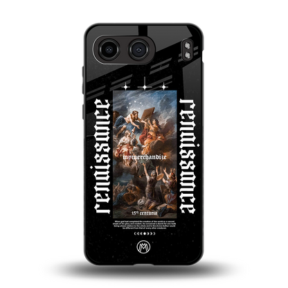 renaissance back phone cover | glass case for oneplus nord 4