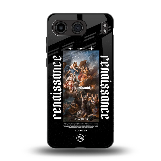 renaissance back phone cover | glass case for oneplus nord 4