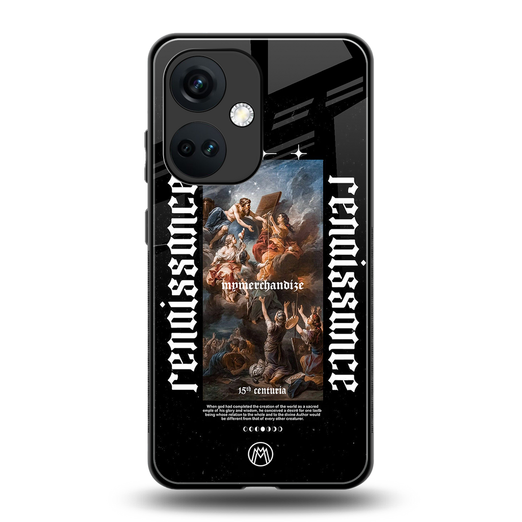 renaissance back phone cover | glass case for oneplus nord ce 3