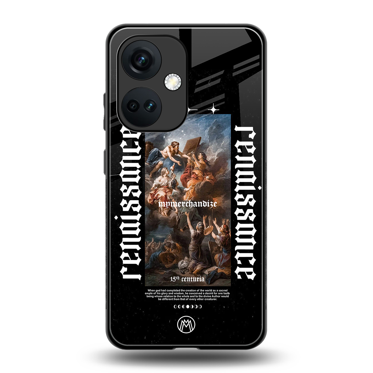 renaissance back phone cover | glass case for oneplus nord ce 3