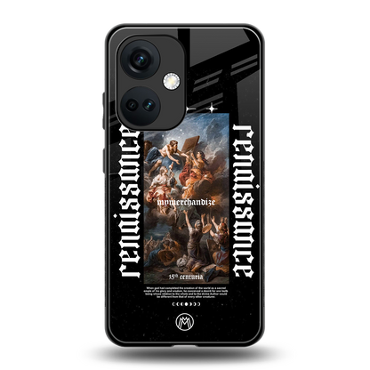 renaissance back phone cover | glass case for oneplus nord ce 3