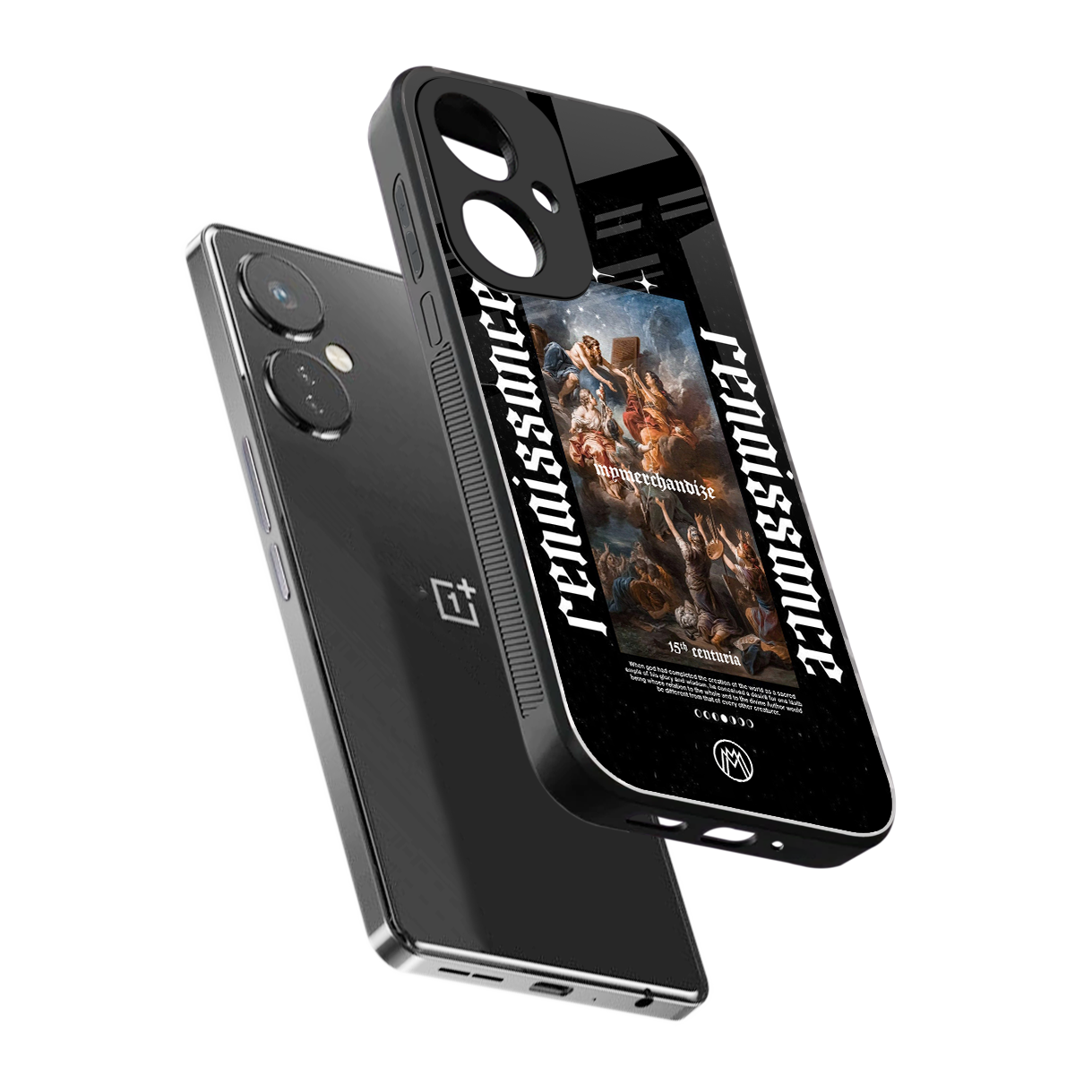 renaissance back phone cover | glass case for oneplus nord ce 3