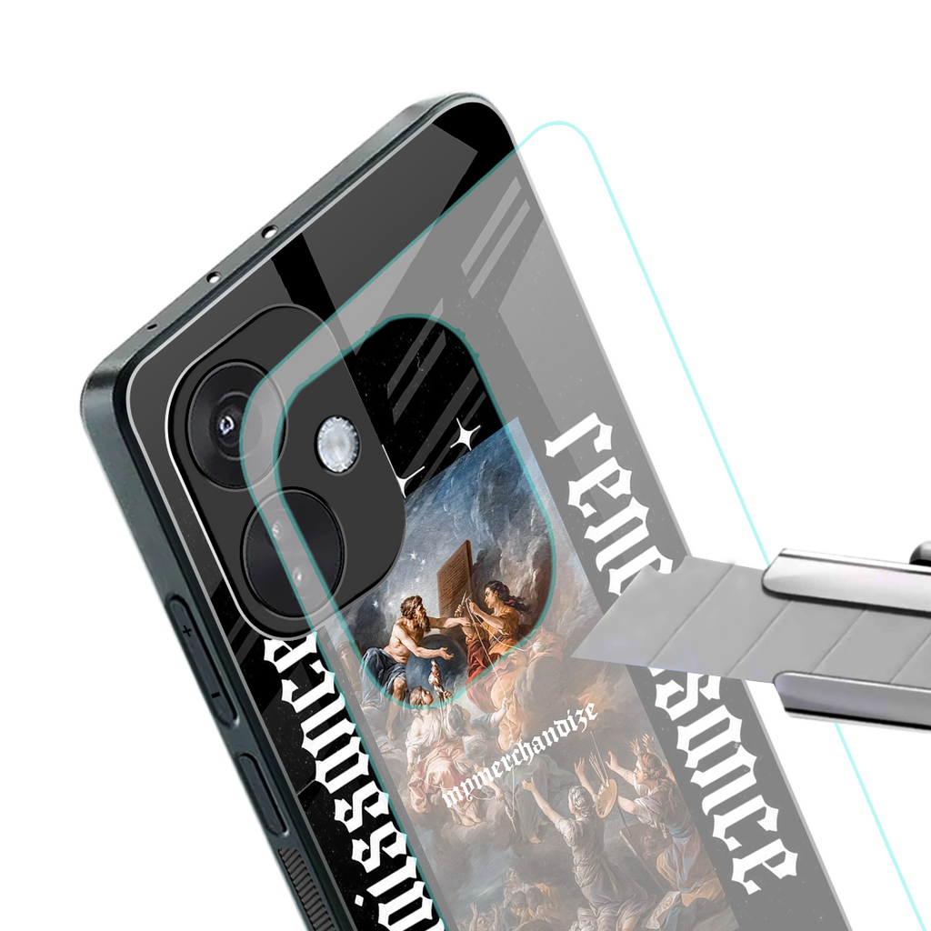 renaissance back phone cover | glass case for oneplus nord ce 3
