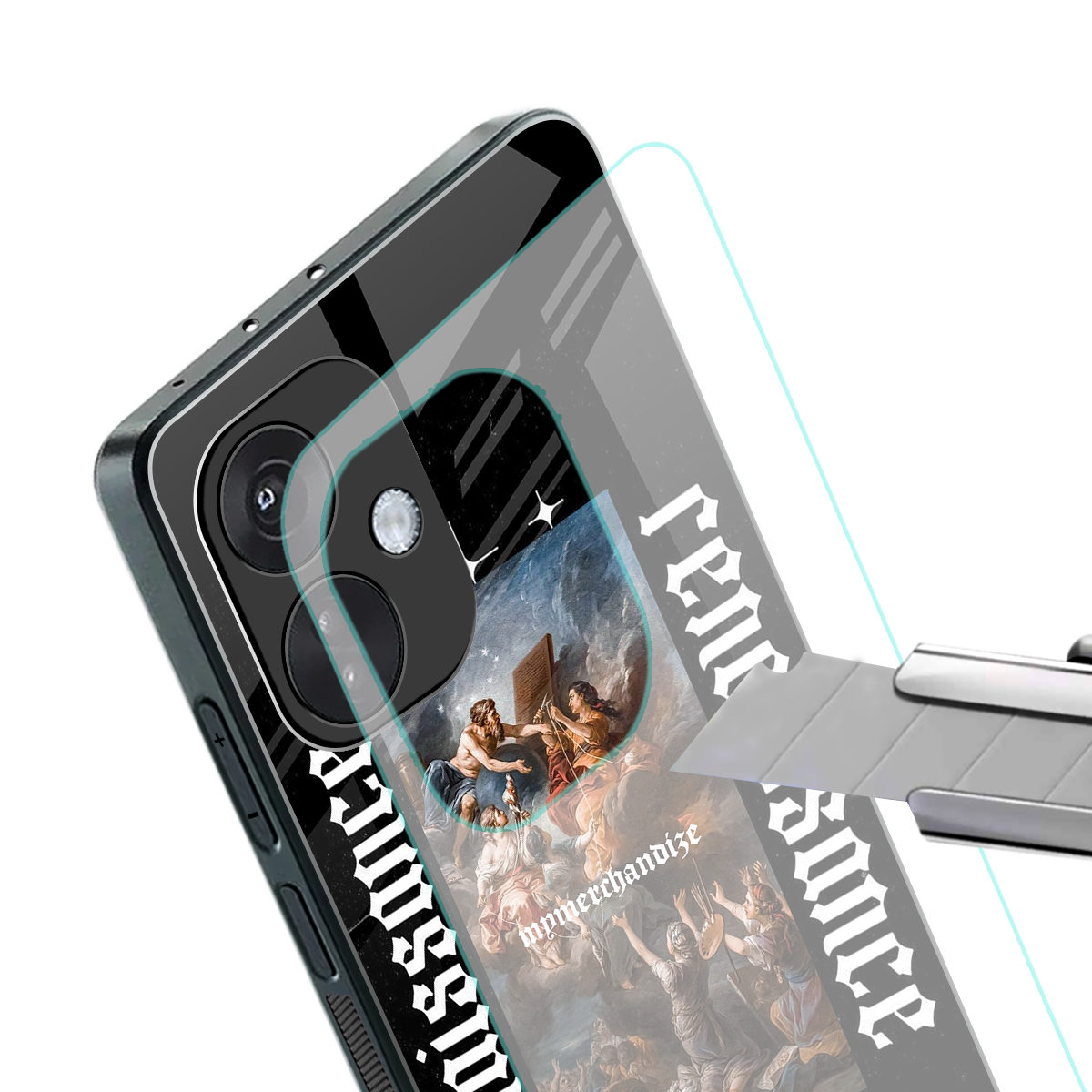 renaissance back phone cover | glass case for oneplus nord ce 3