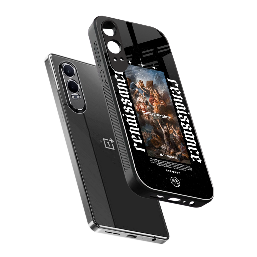 renaissance back phone cover | glass case for oneplus nord ce 4 lite