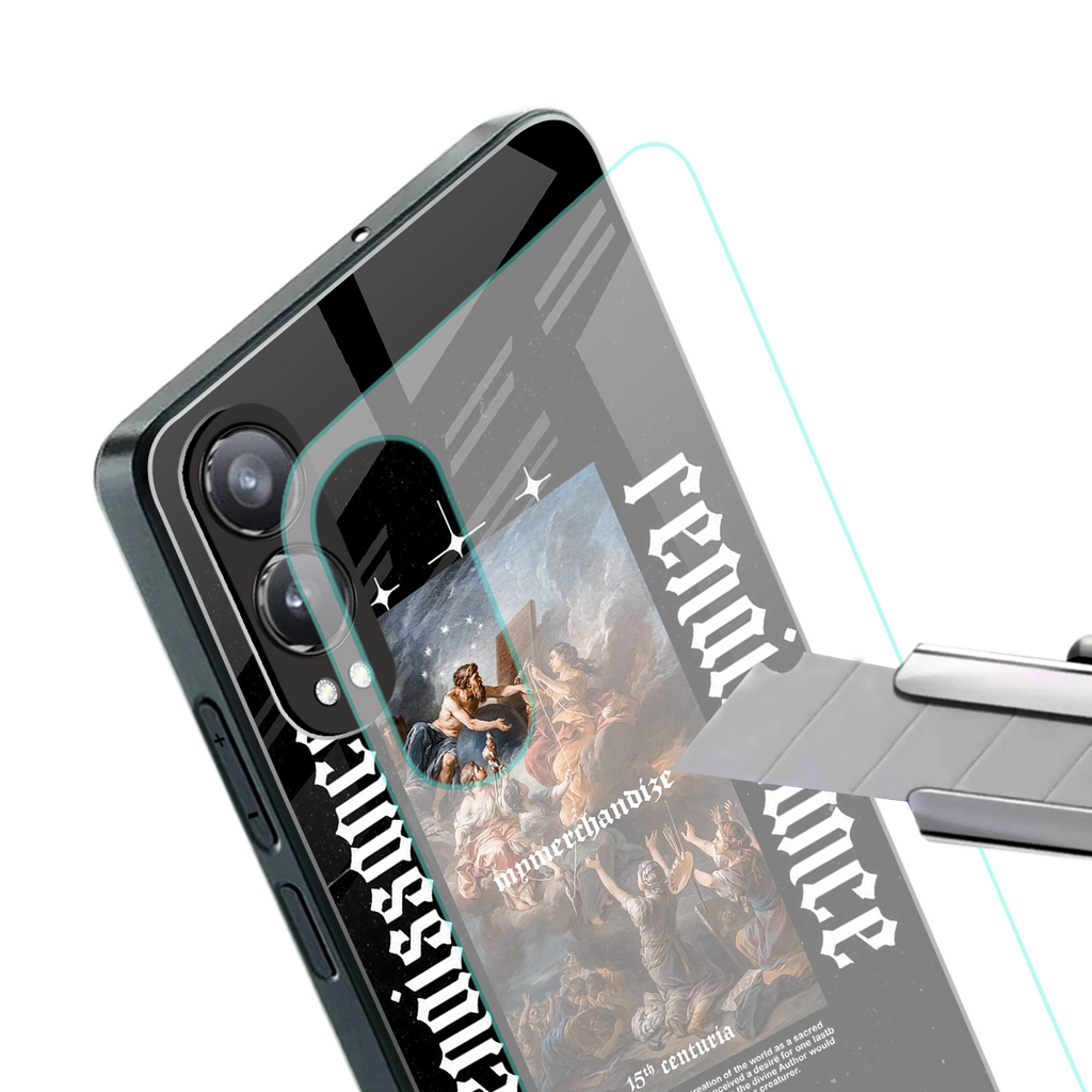renaissance back phone cover | glass case for oneplus nord ce 4 lite