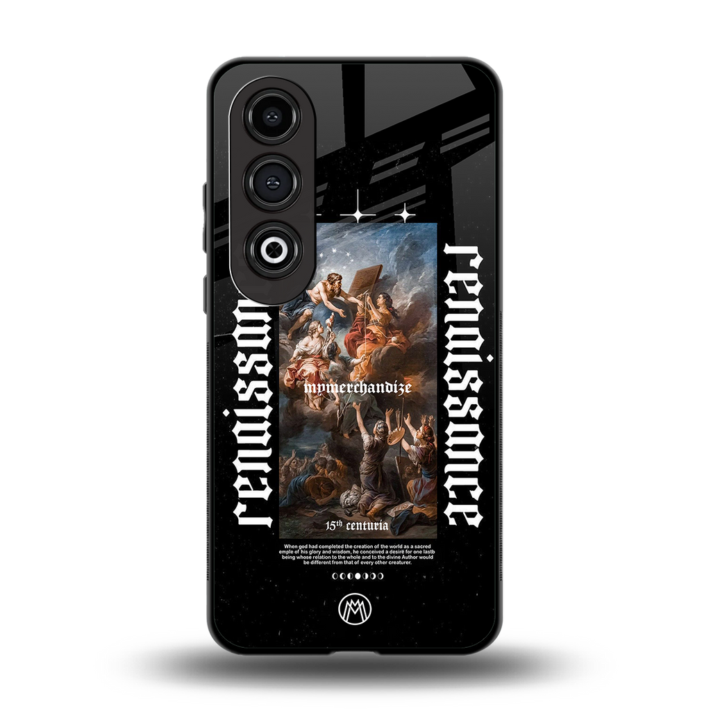 renaissance back phone cover | glass case for oneplus nord ce 4