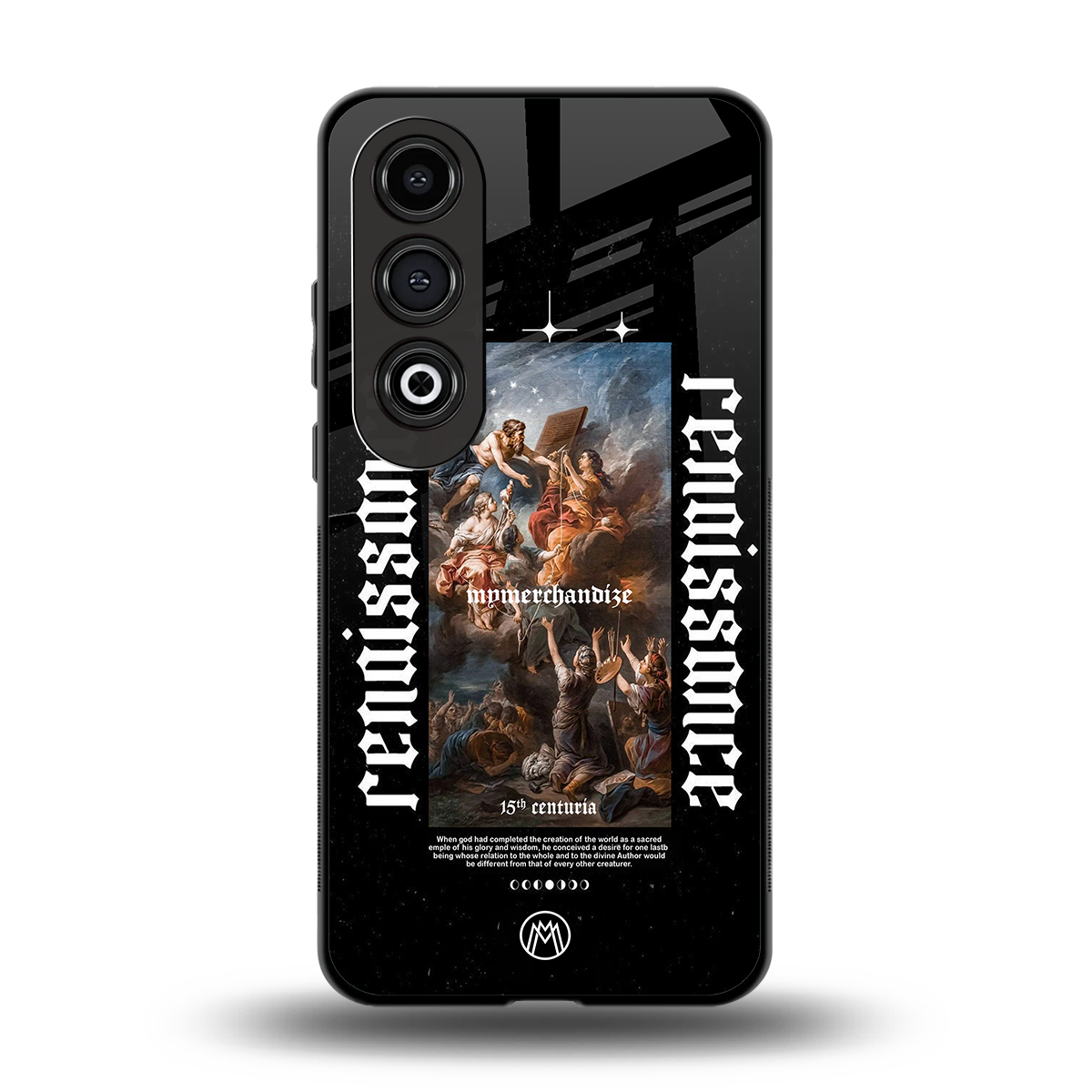 renaissance back phone cover | glass case for oneplus nord ce 4