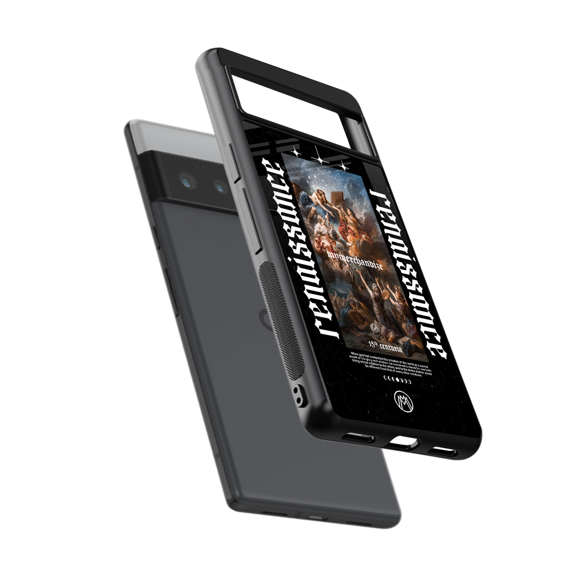renaissance back phone cover | glass case for google pixel 6 pro