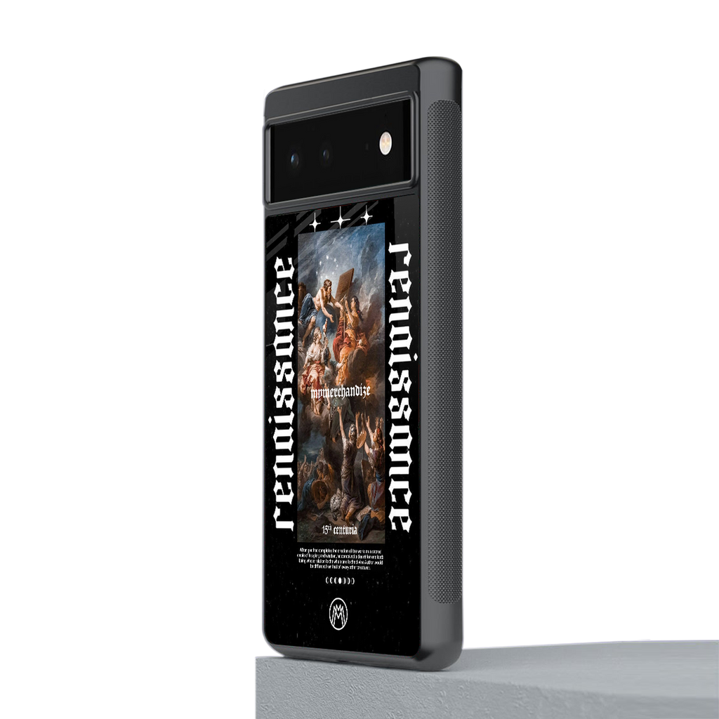 renaissance back phone cover | glass case for google pixel 6