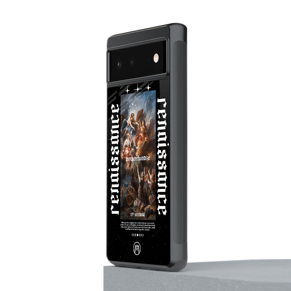 renaissance back phone cover | glass case for google pixel 6