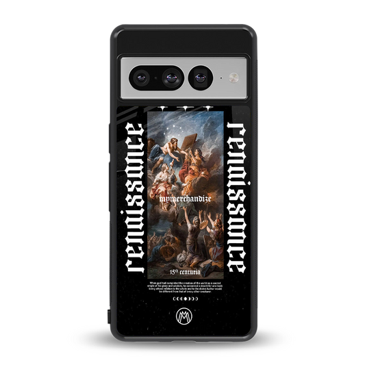 renaissance back phone cover | glass case for google pixel 7 pro