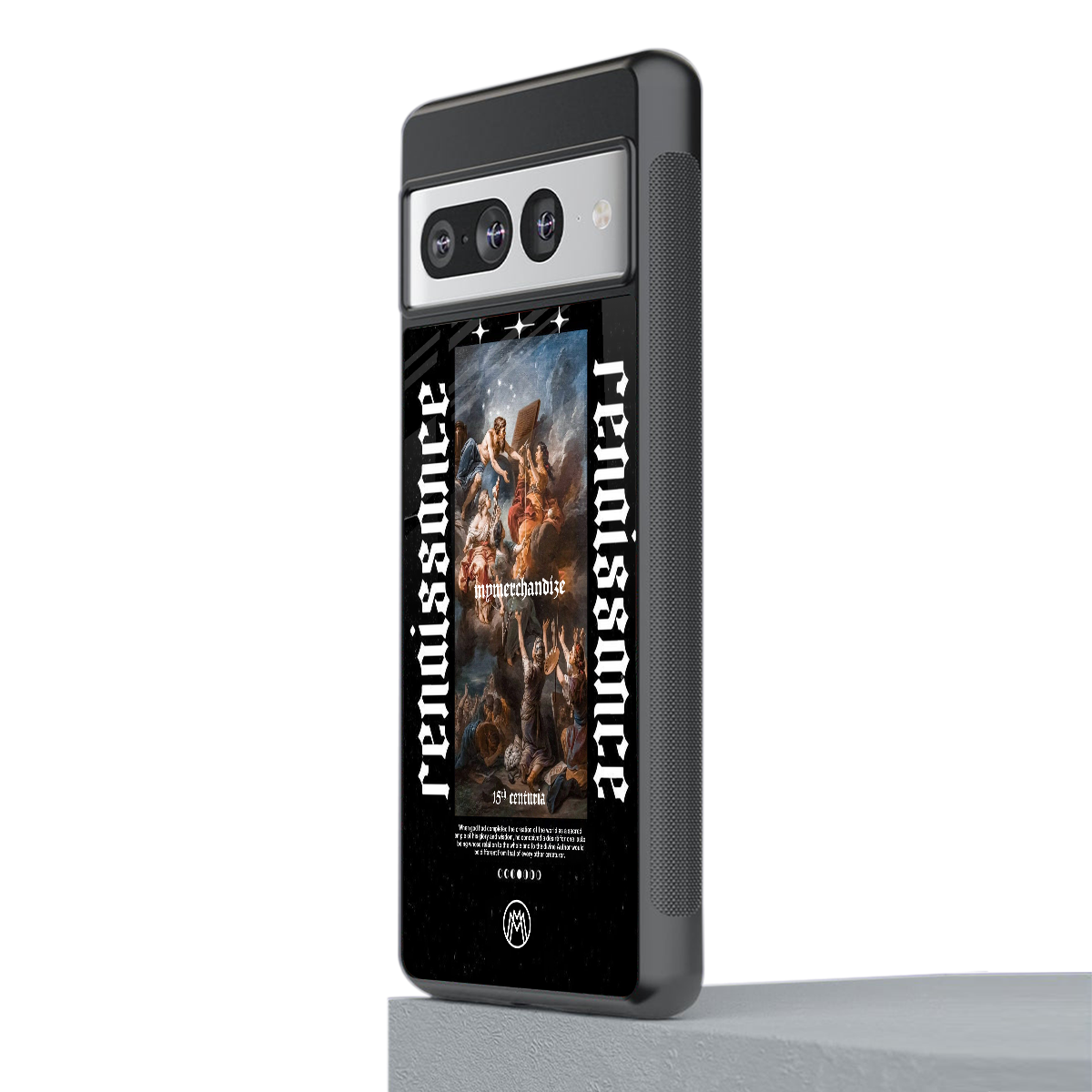 renaissance back phone cover | glass case for google pixel 7 pro
