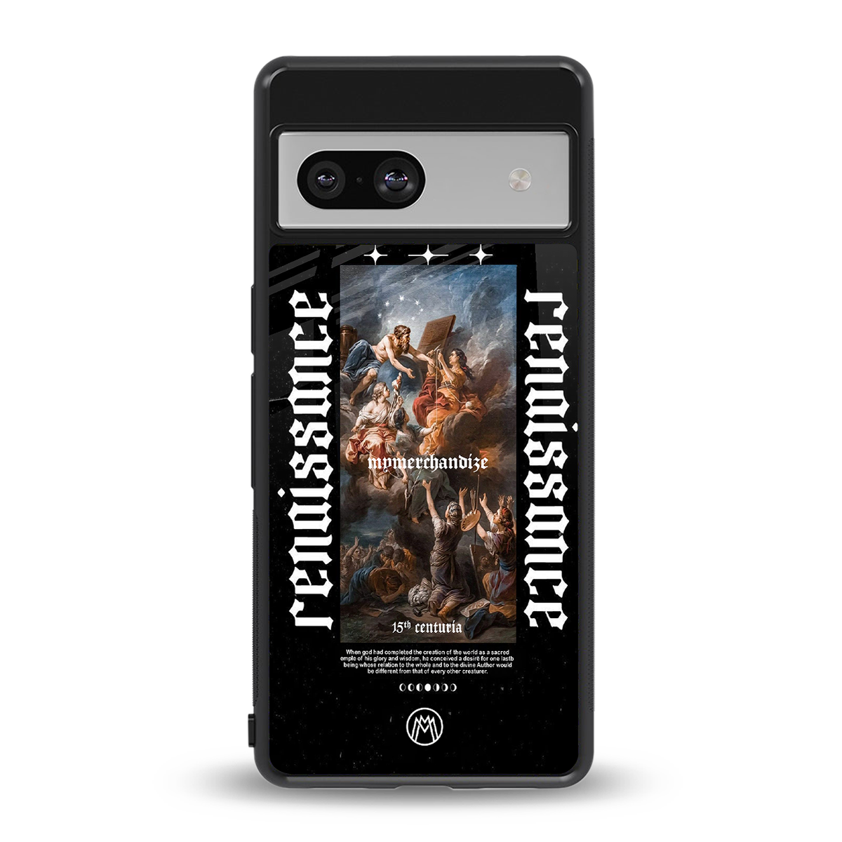 renaissance back phone cover | glass case for Google Pixel 7