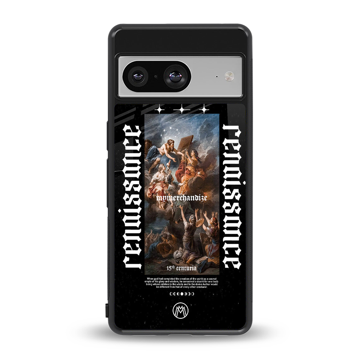 renaissance back phone cover | glass case for Google Pixel 8