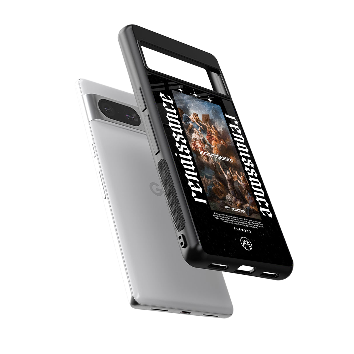 renaissance back phone cover | glass case for Google Pixel 8
