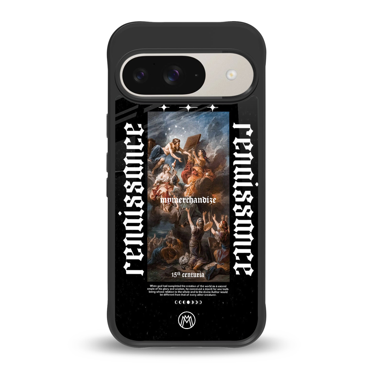 renaissance back phone cover | glass case for google pixel 9