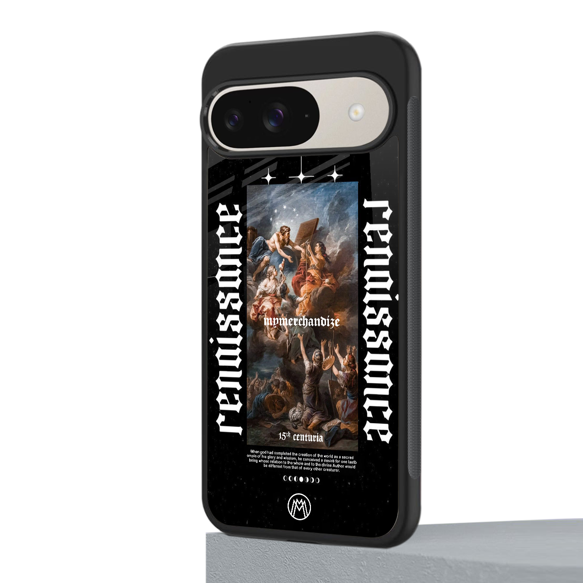 renaissance back phone cover | glass case for google pixel 9