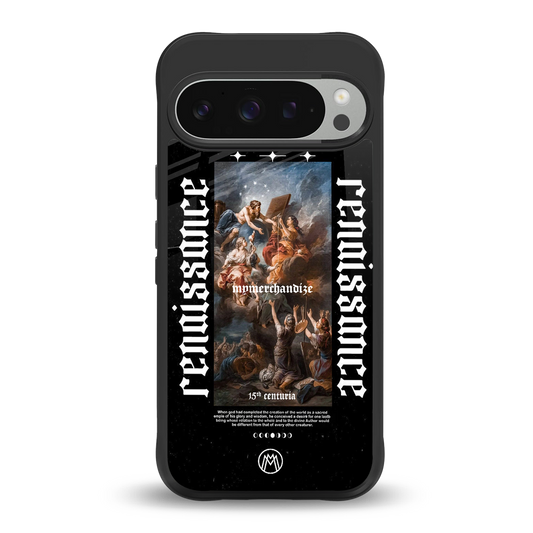 renaissance back phone cover | glass case for google pixel 9 pro xl