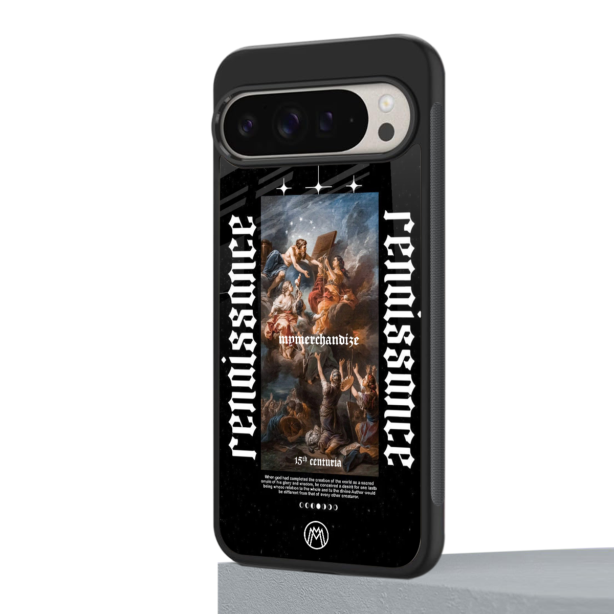 renaissance back phone cover | glass case for google pixel 9 pro xl
