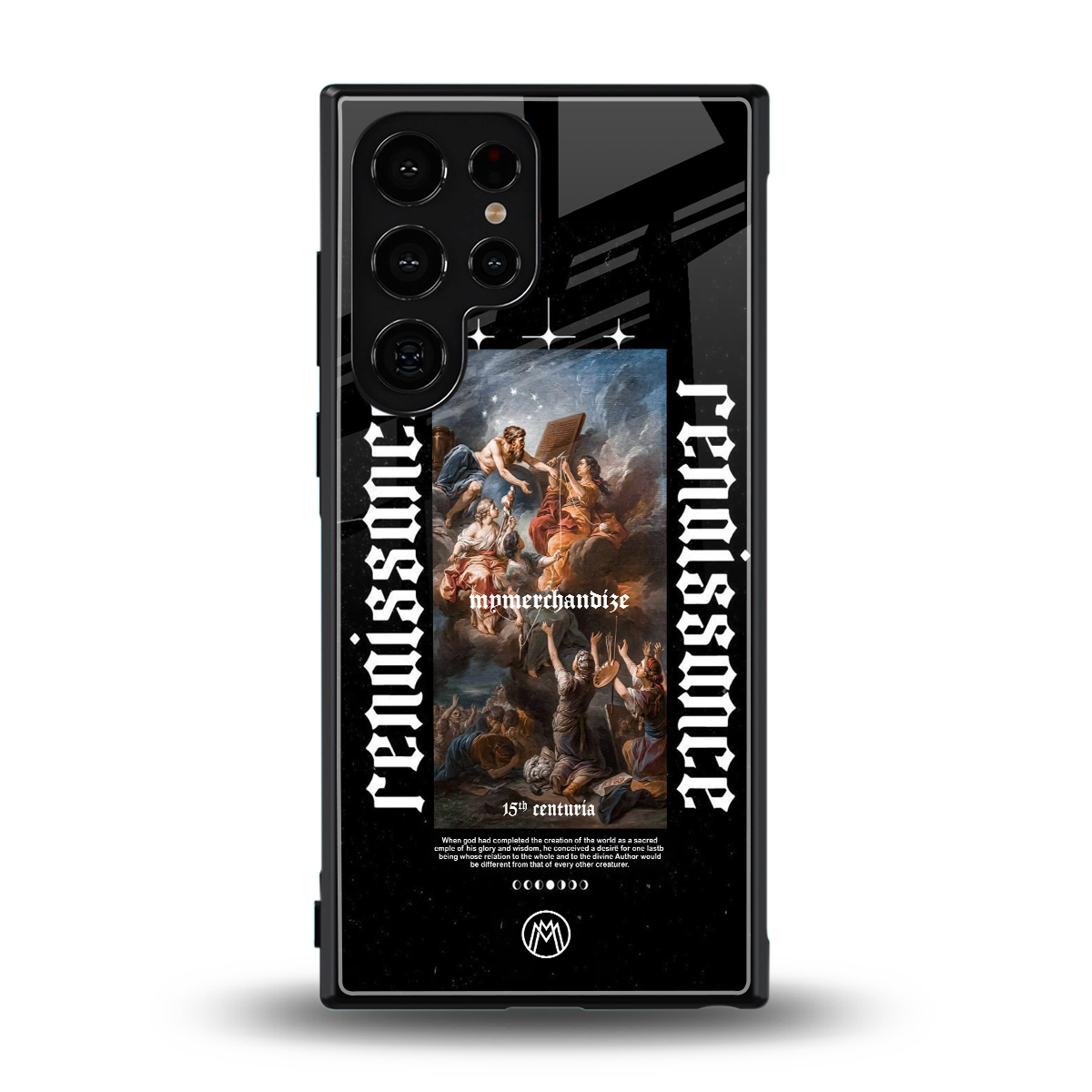 renaissance back phone cover | glass case for samsung galaxy s23 ultra