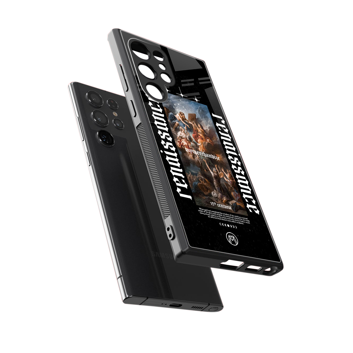 renaissance back phone cover | glass case for samsung galaxy s23 ultra