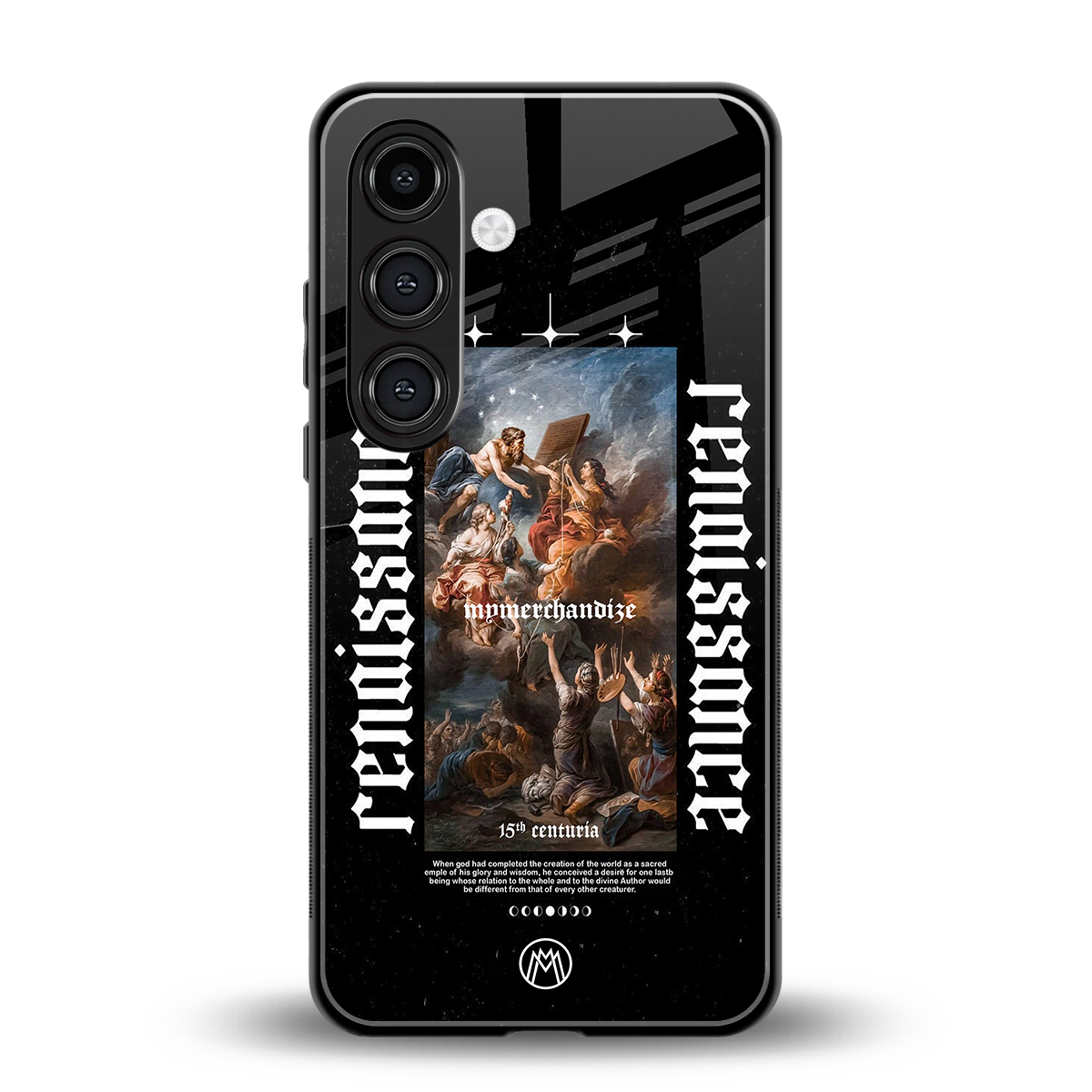 renaissance back phone cover | glass case for samsung galaxy s24 plus