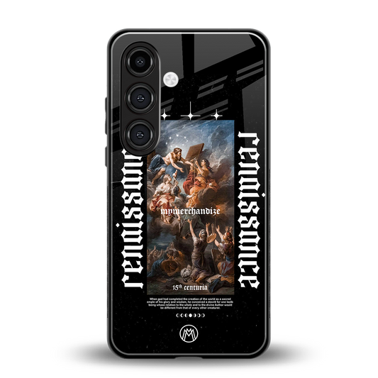 renaissance back phone cover | glass case for samsung galaxy s24 plus