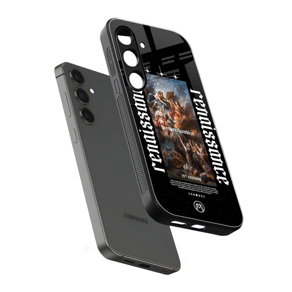 renaissance back phone cover | glass case for samsung galaxy s23 plus