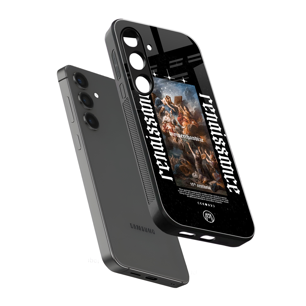 renaissance back phone cover | glass case for samsung galaxy s23 plus