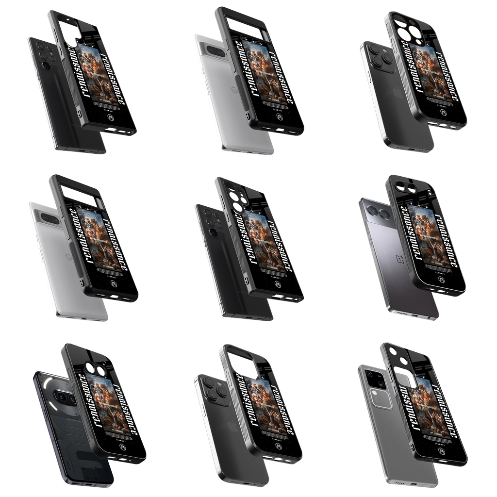 Durable Glass Back Mobile Case for iPhone, Samsung, OnePlus, Google Pixel, Redmi, Vivo, Oppo