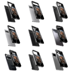 Durable Glass Back Mobile Case for iPhone, Samsung, OnePlus, Google Pixel, Redmi, Vivo, Oppo