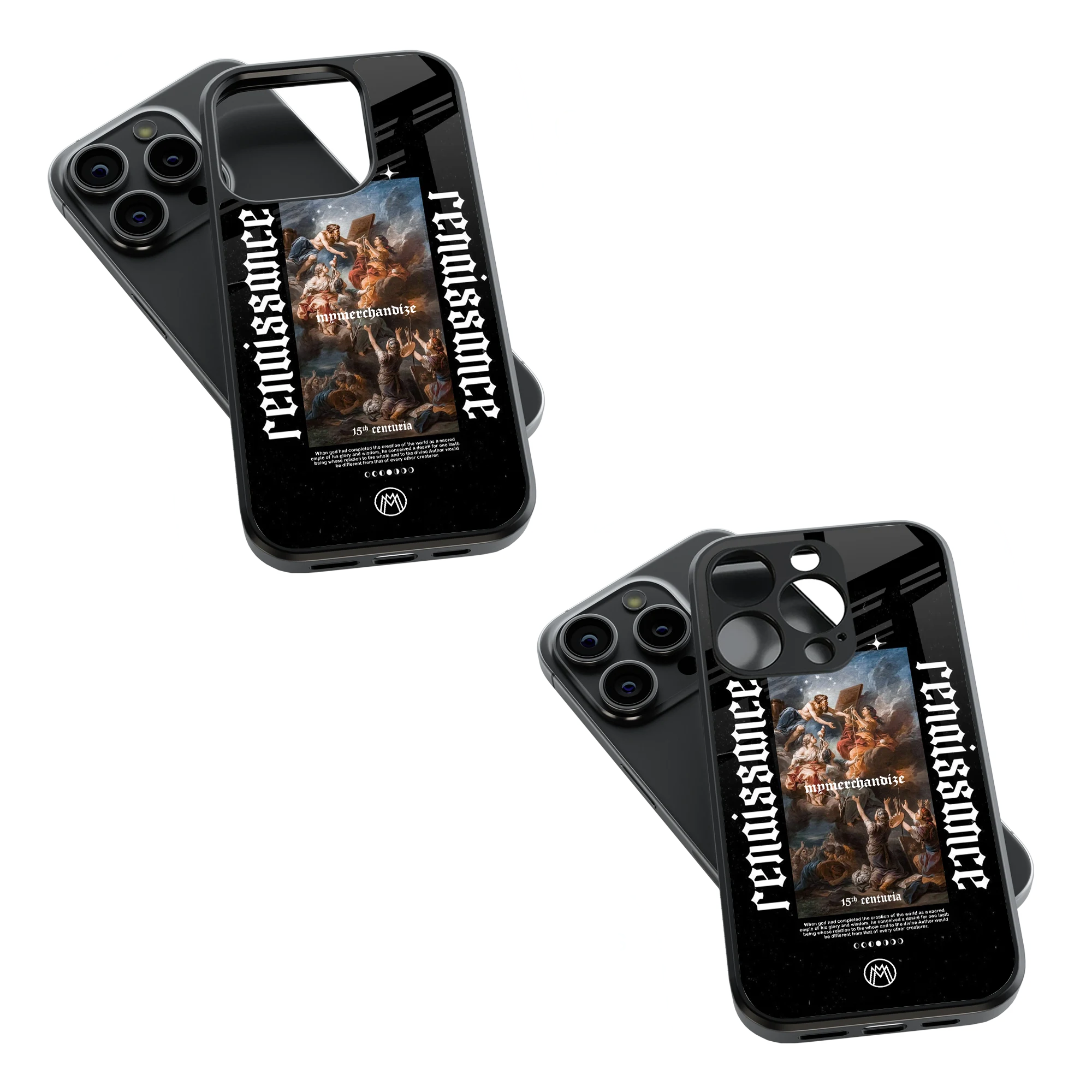 Trendy Glass Back Mobile Case for iPhone, Samsung, Redmi, OnePlus, Google Pixel, Motorola