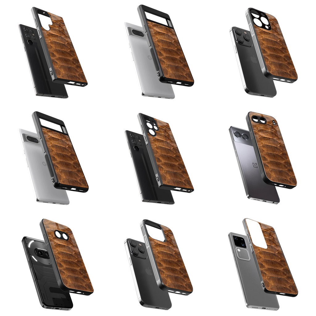 Durable Glass Back Mobile Case for iPhone, Samsung, OnePlus, Google Pixel, Redmi, Vivo, Oppo